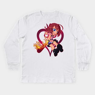 Kairi Chibi Kids Long Sleeve T-Shirt